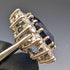 vintage jewelry blue stone sterling silver ring